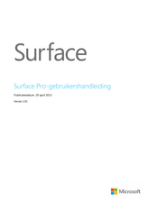 Microsoft Surface Pro Gebruikershandleiding