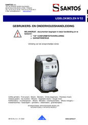 Santos 53 Gebruikers- En Onderhoudshandleiding