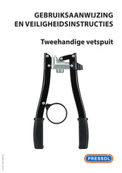 Pressol 12 851 Gebruiksaanwijzing En Veiligheidsinstructies
