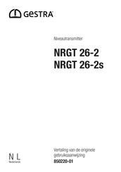 GESTRA NRGT 26-2s Gebruiksaanwijzing