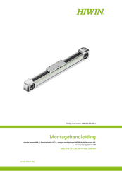 Hiwin HM-B Montagehandleiding