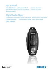 Philips GoGear SA260 Gebruikershandleiding
