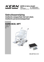 KERN and SOHN MCB 300K100M Gebruiksaanwijzing