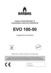 barbas EVO 100-50 Installatievoorschrift En Handleiding Voor Onderhoud