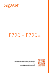 Gigaset E720 Handleiding