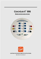Cma COACHLAB II+ 006 Gebruikershandleiding