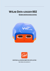 Cma WILAB DATA-LOGGER 002 Gebruikershandleiding
