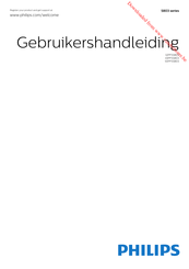 Philips 50PFS5803 Gebruikershandleiding