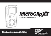 Honeywell BW Technologies MicroClip XT Bedieningshandleiding