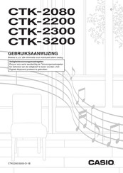 Casio CTK-3200 Gebruiksaanwijzing