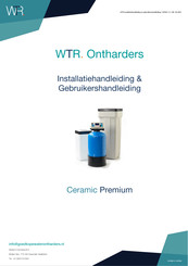 WTR Ontharders Ceramic High Series Installatiehandleiding & Gebruikershandleiding