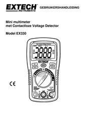 Extech Instruments EX330 Gebruikershandleiding