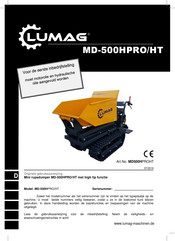 Lumag MD-500HPRO/HT Originele Gebruiksaanwijzing
