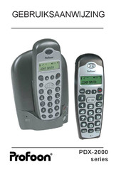 Profoon PDX-2000 Series Gebruiksaanwijzing