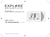 Explore Scientific RPW3008 Gebruiksaanwijzing