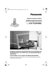 Panasonic KX-TCD430BL Bedieningsinstructies