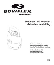 Bowflex SelectTech 840 Gebruikershandleiding