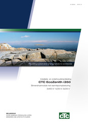 CTC EcoZenith i350 Installatie- En Onderhoudshandleiding