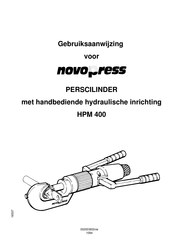 NovoPress HPM 400 Gebruiksaanwijzing