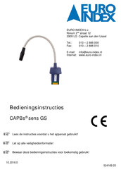 Euro Index CAPBs GS10 Bedieningsinstructies