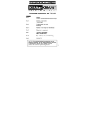 KlikAanKlikUit TVP-102 Gebruiksaanwijzing