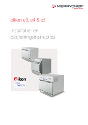 Welbilt Merrychef eikon e5 Installatie- En Bedieningsinstructies