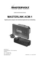 Mastervolt MASTERLINK ACM-1 Gebruikershandleiding