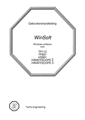 TiePie WinSoft Gebruikershandleiding