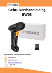 Dtronic BW03 Gebruikershandleiding