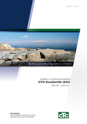 CTC EcoZenith i250 Installatie- En Onderhoudshandleiding