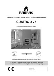 barbas CUATRO-3 75 Gebruiksaanwijzing & Handleiding Onderhoud