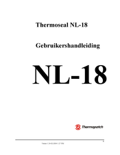 Thermopatch NL-18 Gebruikershandleiding