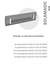 solamagic DS 05006 Montage- En Gebruikershandleiding