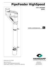 Hanskamp PipeFeeder HighSpeed Installatie- En Bedieningsinstructies