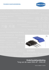 schmalz SNG-AP Onderhoudshandleiding