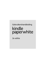 Kindle Paperwhite Gebruikershandleiding