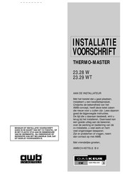 AWB THERMO-MASTER 23.28 W Installatievoorschrift