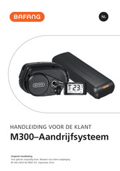 BAFANG M300 Handleiding