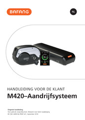 BAFANG M420 Handleiding