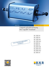 bar Cargolift Standaard BC 2000 S4A Originele Gebruiksaanwijzing