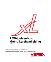 Verex XL Gebruikershandleiding