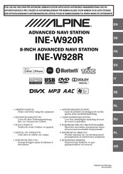 Alpine INE-W920R Gebruikershandleiding