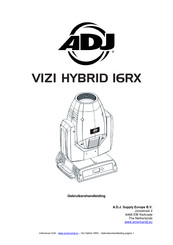 ADJ VIZI HYBRID 16RX Gebruikershandleiding