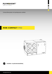 PLYMOVENT MDB-COMPACT PRO Installatie- En Gebruikershandleiding