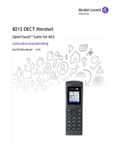 Alcatel Lucent 8212 DECT Gebruikershandleiding