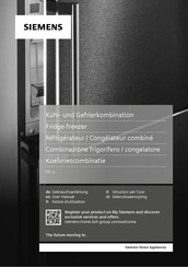 Siemens KU L Series Gebruiksaanwijzing