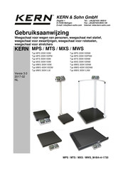 KERN MPS Series Gebruiksaanwijzing