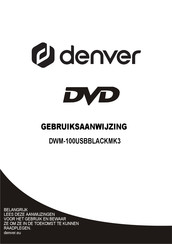 Denver DWM-100USBBLACKMK3 Gebruiksaanwijzing