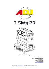 ADJ 3 SIXTY 2R Gebruikershandleiding