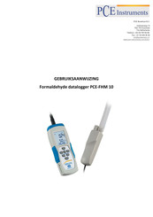 PCE Instruments FHM 10 Gebruiksaanwijzing